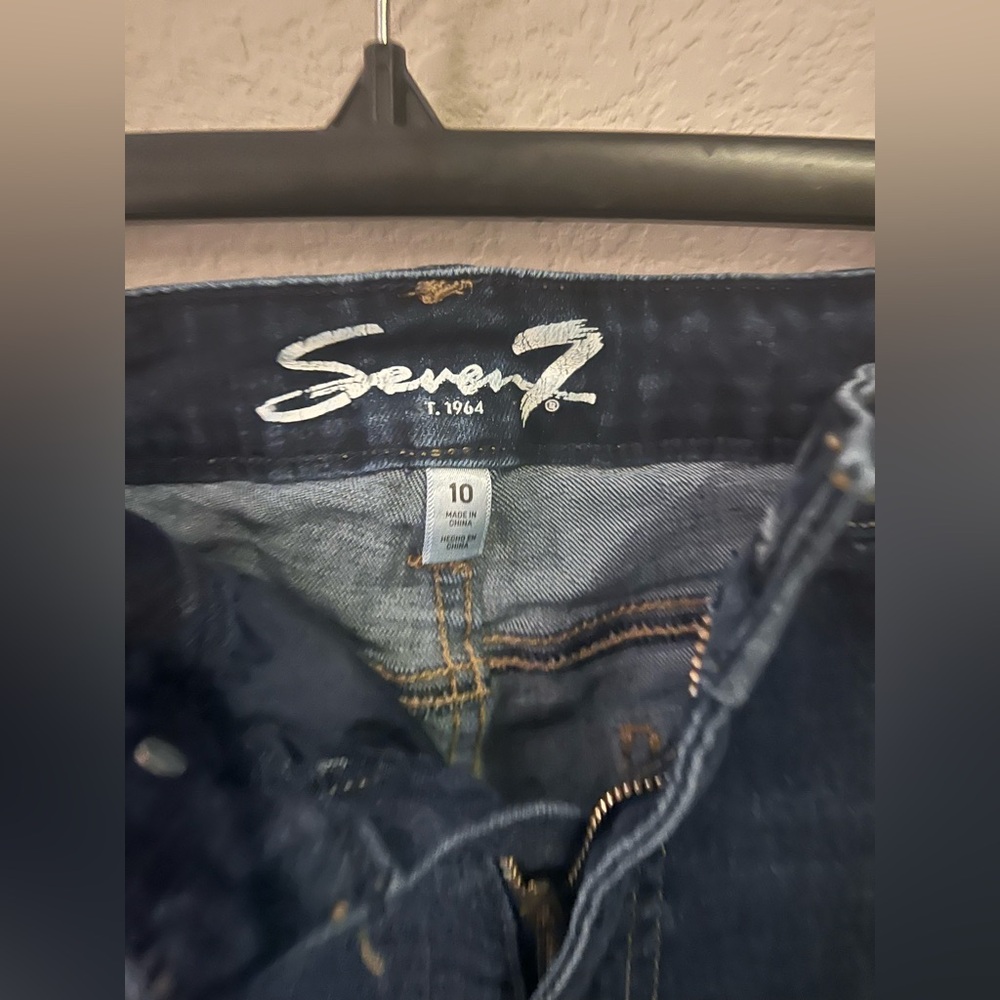Seven7 Indigo Denim Shorts - Picture 2 of 4